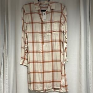 NWT— OLD NAVY— FLANNEL— DRESS— SIZE M